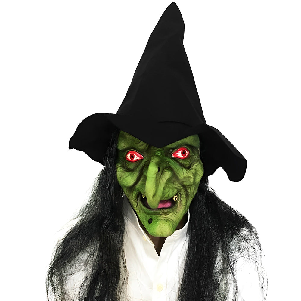 Latex-Vollkopfmaske für Halloween | Mehrere Charakterstile, beweglicher Mund | 100% Naturlatex, atmungsaktiv und elastisch 27