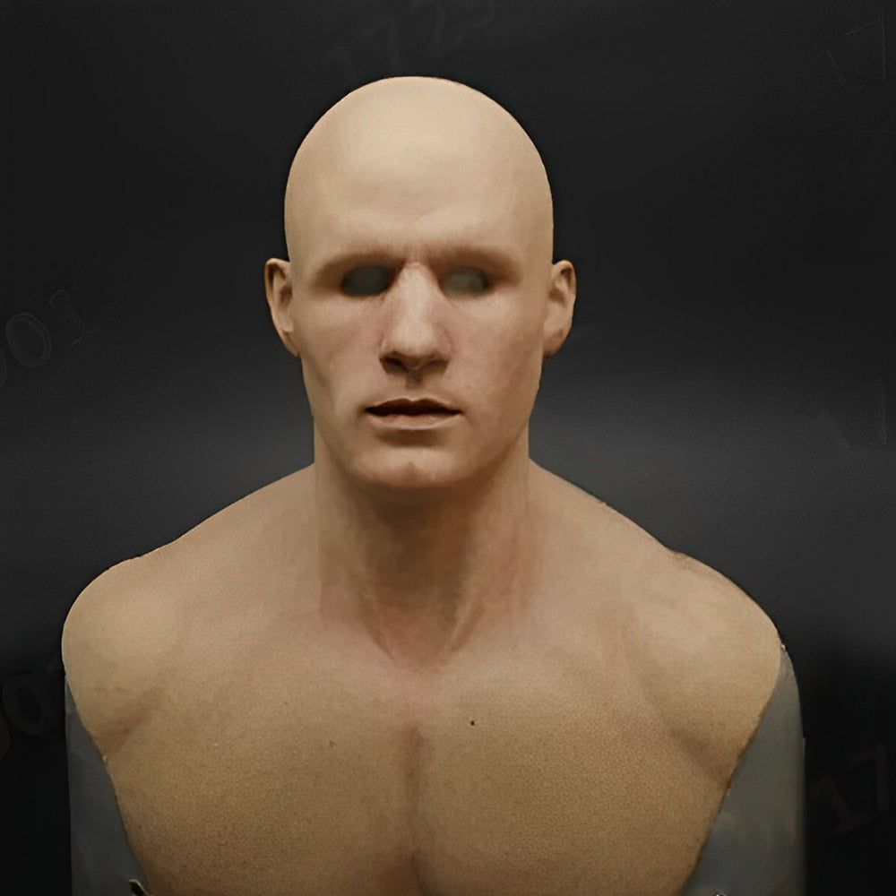 Latex-Vollkopfmaske für Halloween | Mehrere Charakterstile, beweglicher Mund | 100% Naturlatex, atmungsaktiv und elastisch 19