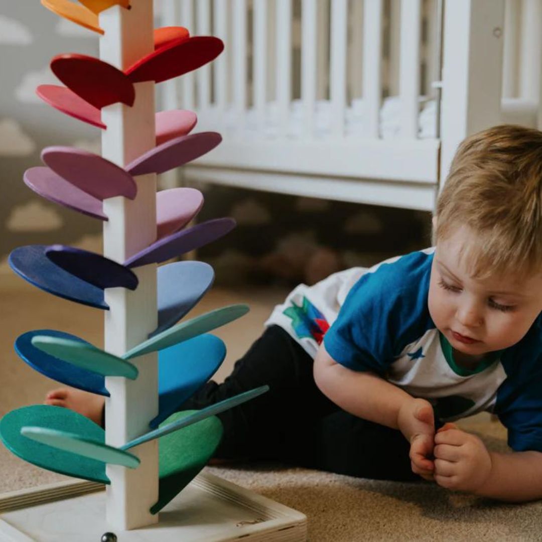 Wooden Rainbow Sound Tower Educational Sensory Play Set - Product detail 6