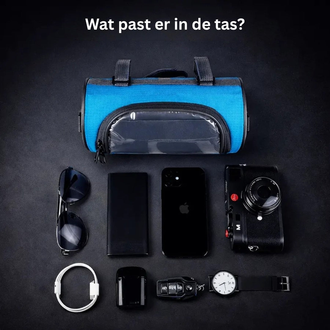 Lenkertasche Fahrrad Wasserdicht | Touchscreen-Fach für Smartphone-Navigation | Klettverschluss, passt auf jeden Lenker 8