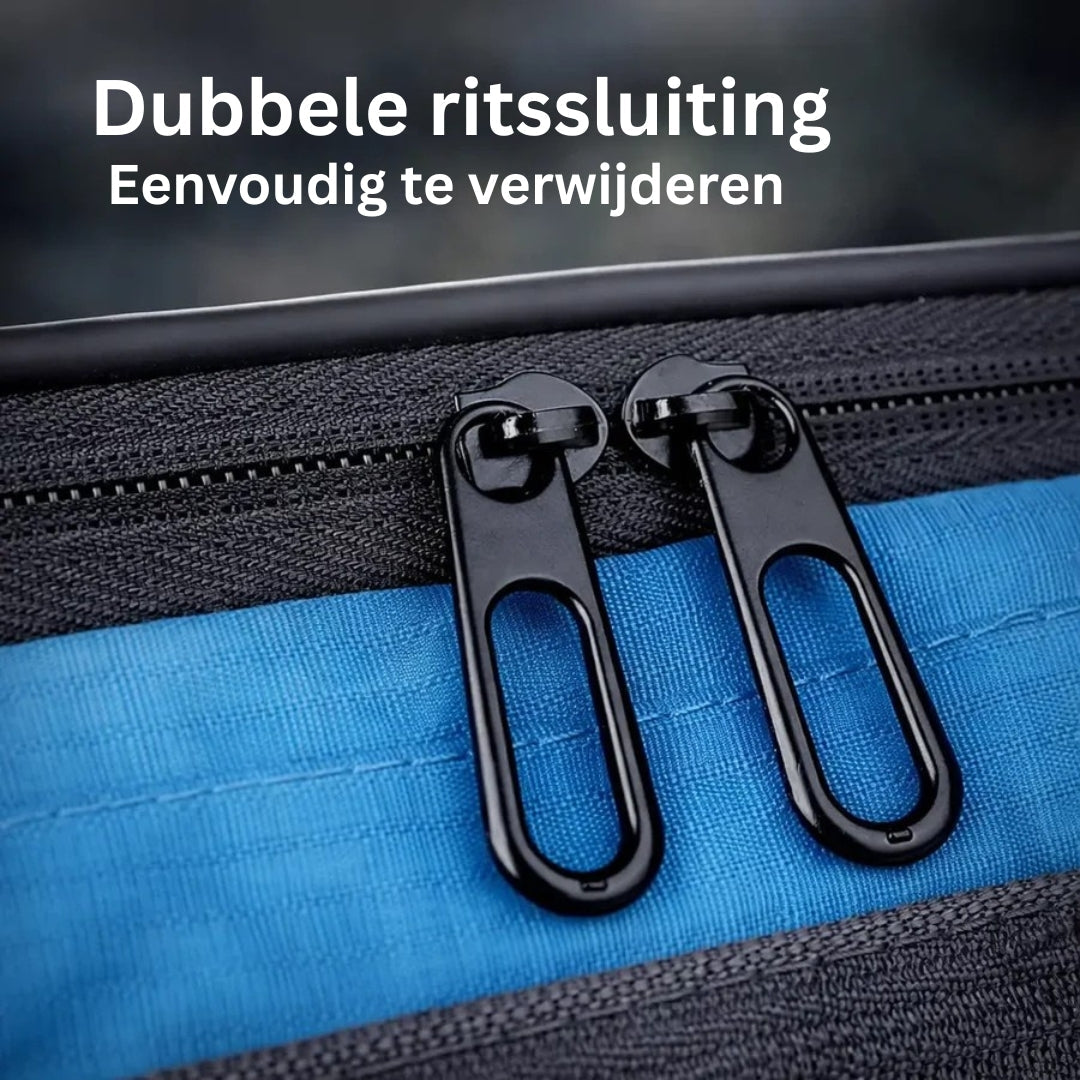 Lenkertasche Fahrrad Wasserdicht | Touchscreen-Fach für Smartphone-Navigation | Klettverschluss, passt auf jeden Lenker 9