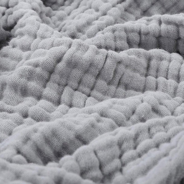 Musselindecke | Mehrlagig, Weich, Atmungsaktiv | Kuscheldecke und Überwurf für Bett, Sofa, Couch und unterwegs 4