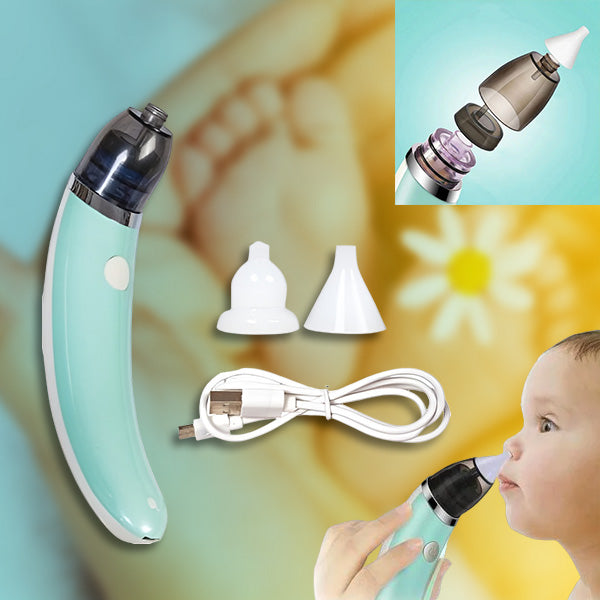 Nasensauger für Kinder | Einstellbare Saugstärke, BPA-frei und wiederverwendbar | Sanfte Reinigung für freies Atmen 1
