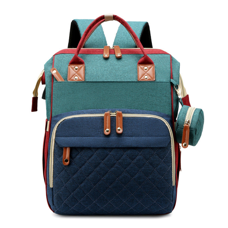 Wickelrucksack Damen | 2in1 mit Wickelbett 7