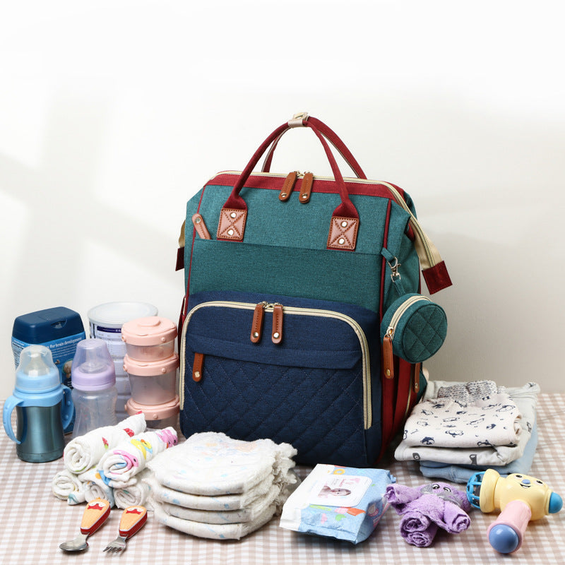 Wickelrucksack Damen | 2in1 mit Wickelbett 1