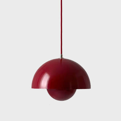 Halbkugel Pendelleuchte Metall | Nordisches Kuppel Design mit E27 Fassung | Gleichmäßiges Licht für Wohn- und Essbereich 16