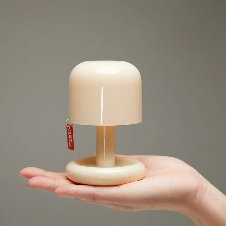 Sonnenuntergangslampe Mini, USB-wiederaufladbar, PC-Gehäuse | Warmes Dämmerlicht | 12 Std. Leuchtdauer, 2 Std. Ladezeit 1