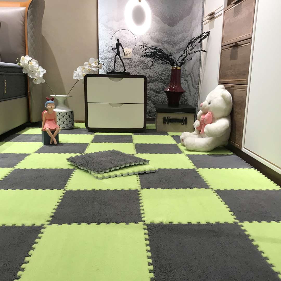 FloorPuzzler™ – Ineinandergreifende Schaumstoff-Spielmatte