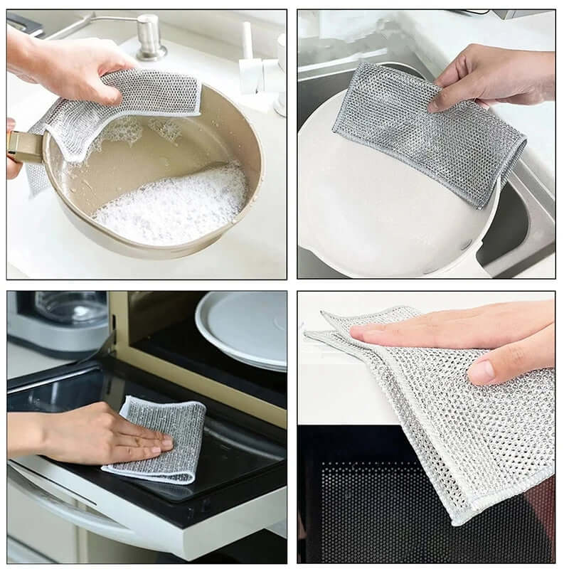 CleanFass™ Set - Doppelwäscher aus Edelstahl (10 Stück)