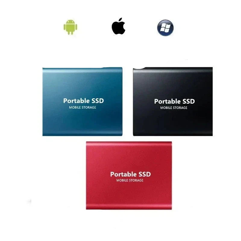 Externe SSD 128GB | Ultraschnelle Datenübertragung, schlagfestes Aluminiumgehäuse | Kompakt für Reise, Beruf und Gaming 2