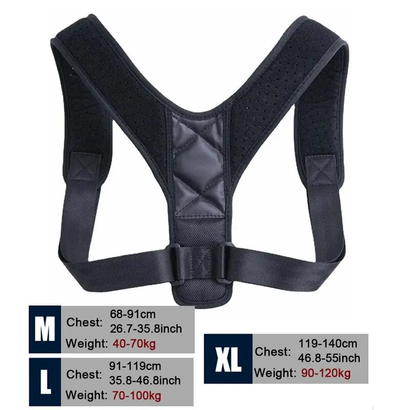 Haltungsgurt für Damen und Herren | Größen S bis XL, verstellbar | Atmungsaktives Material, stützt Rücken und Schultern 5