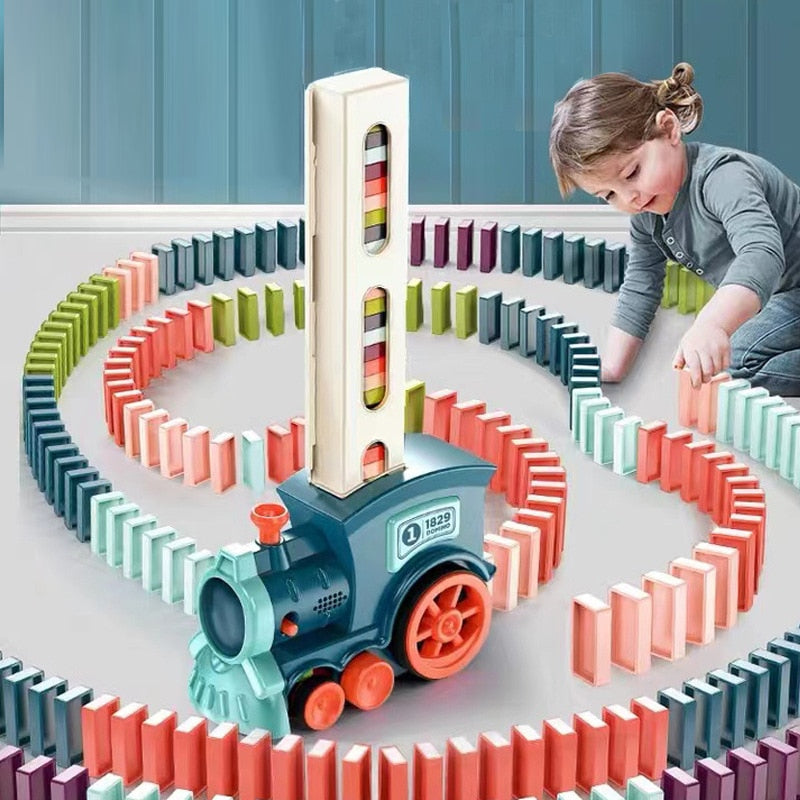 DominoTrain™ - Zug-Domino Set
