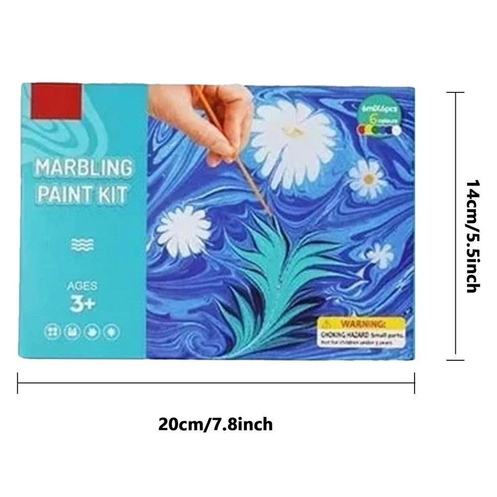 MarblingSet™ - Entfalten Sie Ihre Kreativität mit dem Aquarell-Marmorierset