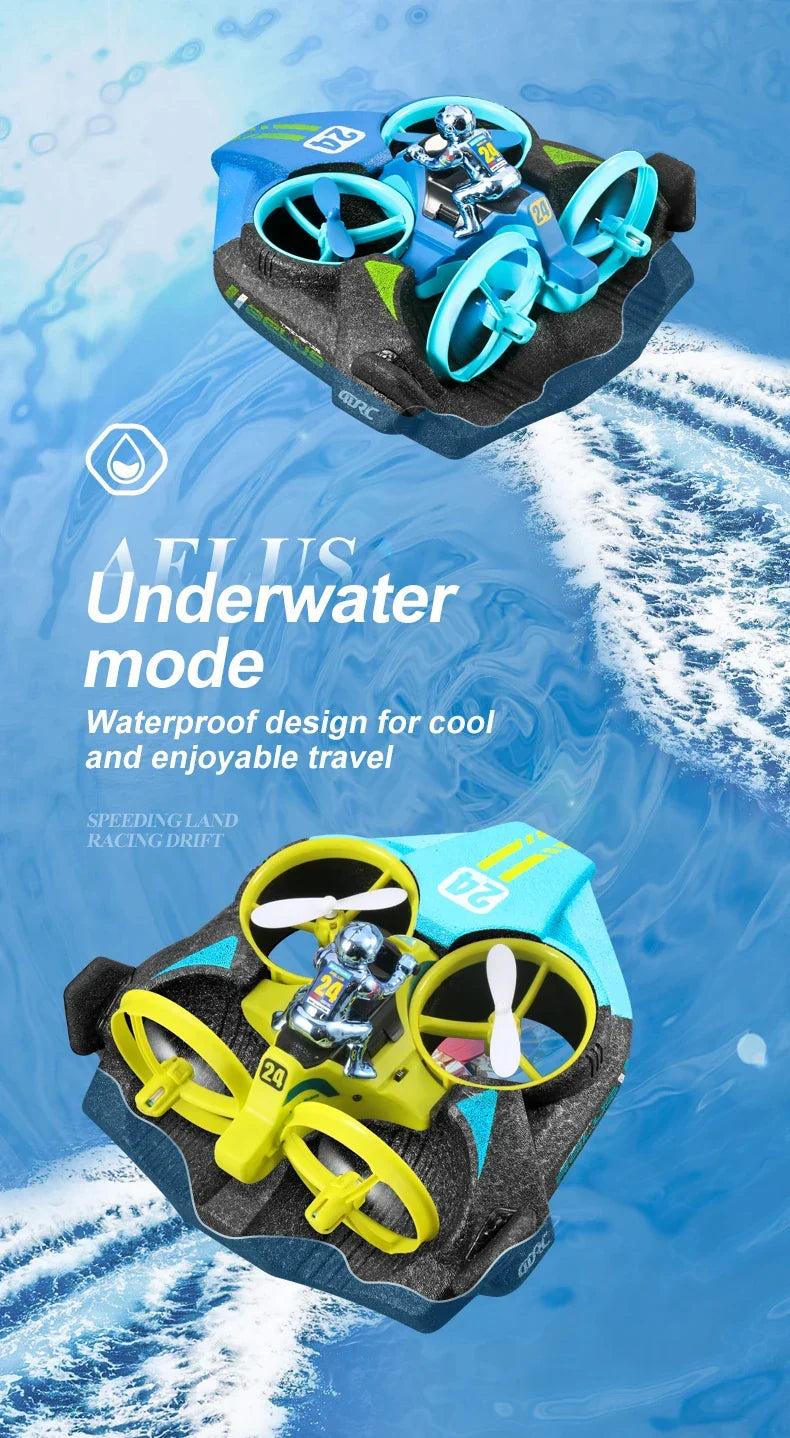3-in-1 RC Drone Hovercraft Water Land Air Vehicle - Product detail 9