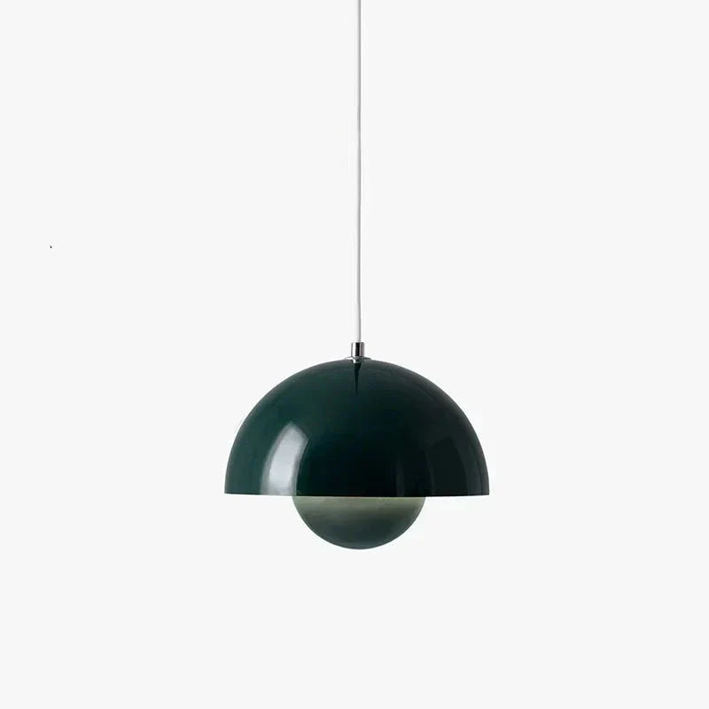 LED-Pendelleuchte Halbkugel 23 x 16 cm | E27-Sockel, 8 Farben | Kabel stufenlos bis 200 cm verstellbar, 3 Lichtfarben 7