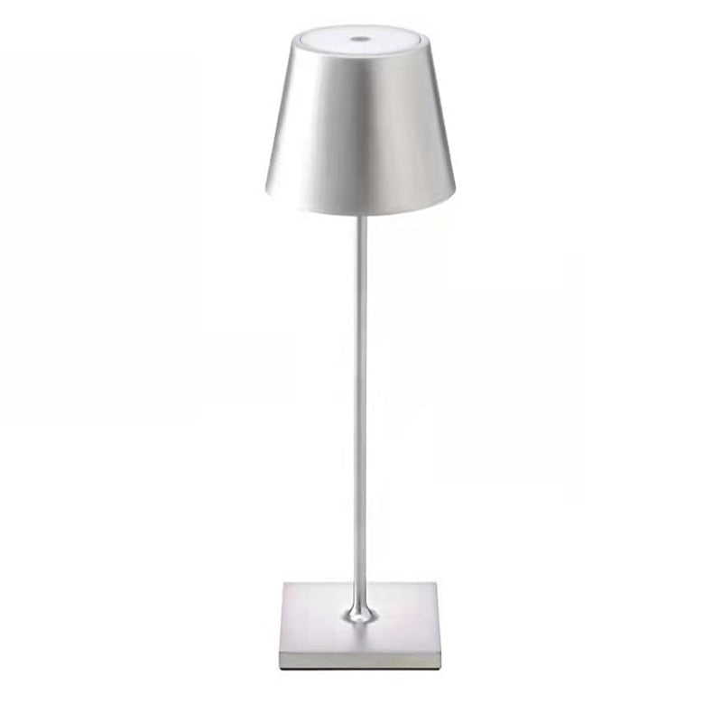 LED Tischlampe kabellos & wiederaufladbar | ABS/PC, 15 x 10 x 25 cm, 5 Farben | Dimmbar, bis zu 8 Std Laufzeit 8
