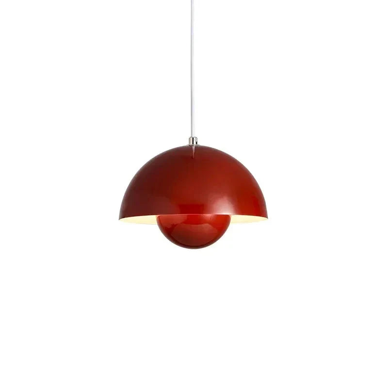 LED-Pendelleuchte Halbkugel 23 x 16 cm | E27-Sockel, 8 Farben | Kabel stufenlos bis 200 cm verstellbar, 3 Lichtfarben 8