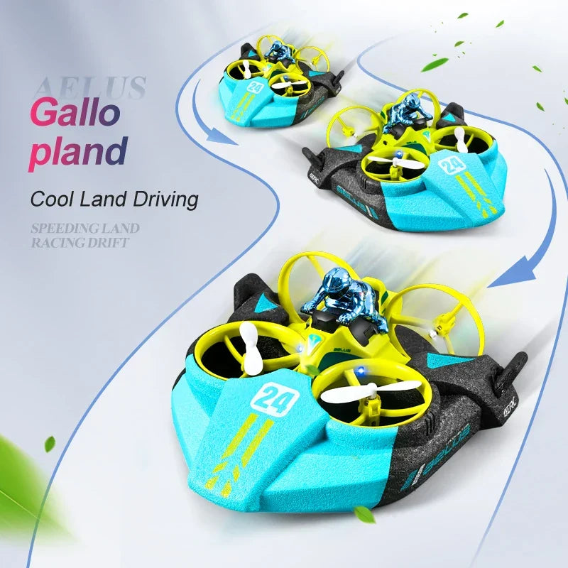 3-in-1 RC Drone Hovercraft Water Land Air Vehicle - Product detail 4
