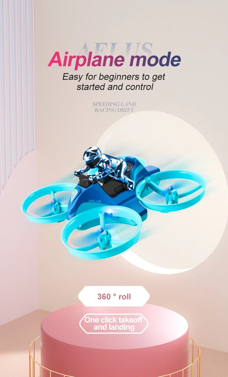 3-in-1 RC Drone Hovercraft Water Land Air Vehicle - Product detail 10