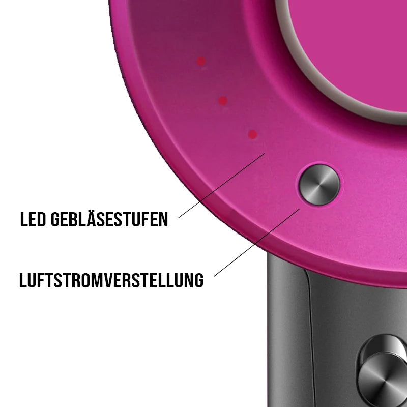 Haartrockner mit Ionen-Technologie und Diffusor | 5 Styling-Aufsätze, 110.000 U/min Motor | Ionen-Ausstoß, 100-240 V 3