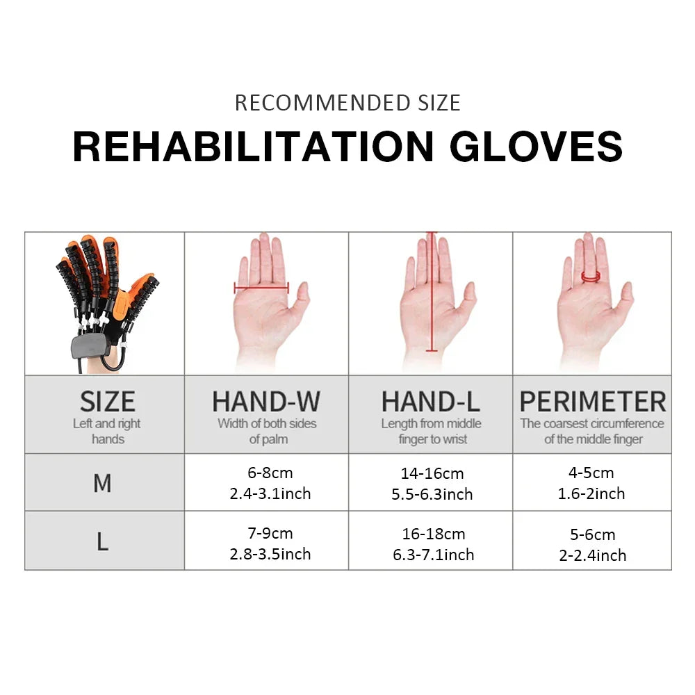 Elektrischer Rehabilitationshandschuh Damen Vibration Kompression