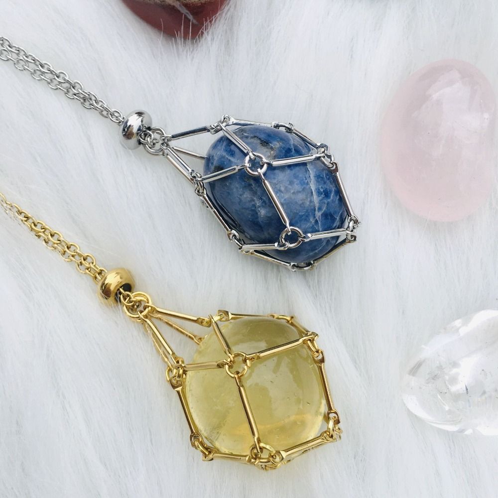 1+1 Gratis | DiamondAura - Auswechselbare Kristallstein-Halskette für strahlenden Stil und innere Harmonie