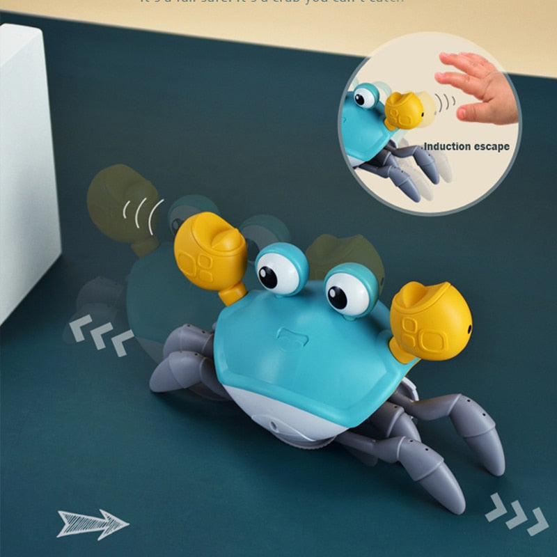 Mr. Crab™ - Lustiges & Interaktives Krabbeltier für die Bauchzeit