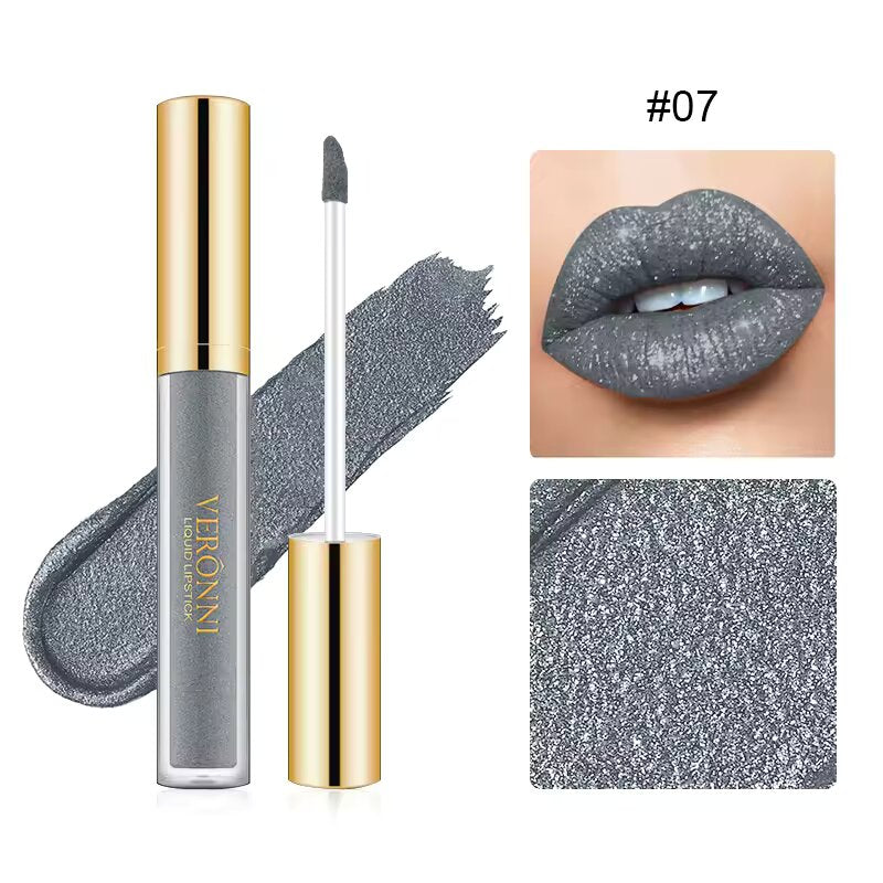 Liquid Lipstick Damen | Langanhaltender Glanz 12 Stunden ohne Abfärben | Mit Kamille & Sojaextrakt für gepflegte, weiche Lippen 7