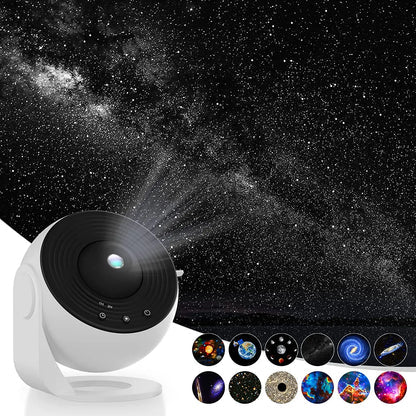 Galaxy Projektor 13-in-1 | Sternenhimmel, Planeten & Milchstraße | LED Nachtlicht mit USB, dimmbar & tragbar für Zuhause 1