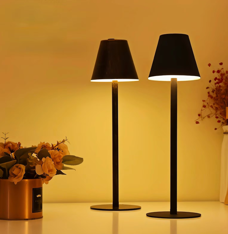 Kabellose Dimmbare LED Akku Tischlampe | Touch Bedienung, 3-Stufen Dimmfunktion | Wiederaufladbar für Wohnzimmer & Nachttisch 1