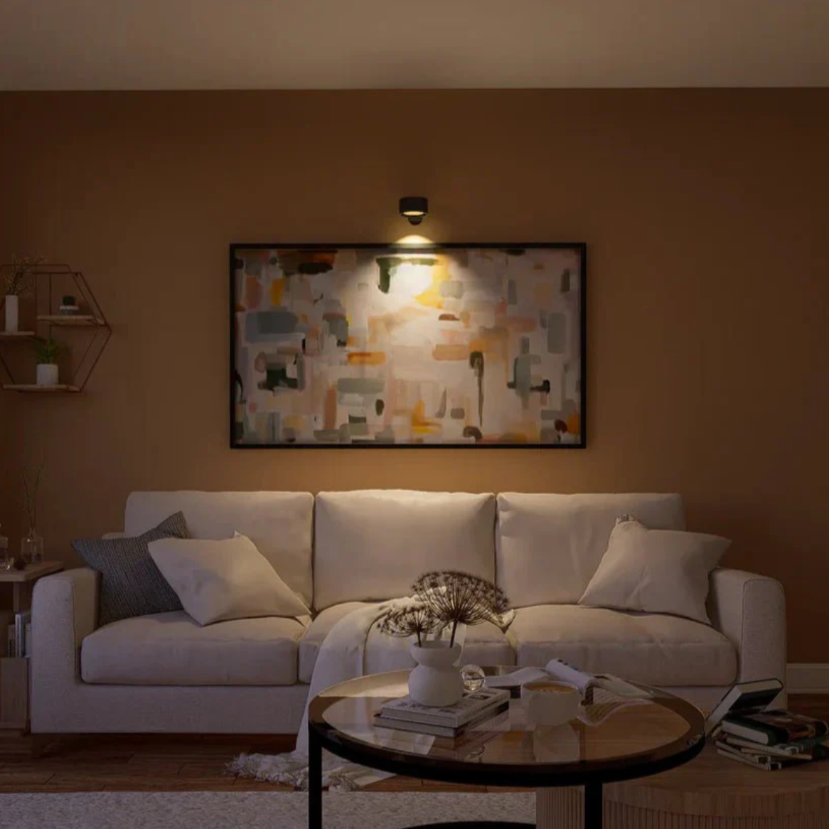 Wandleuchte kabellos & wiederaufladbar | 360° LED-Rundumlicht, 3 Farben | Wasserdicht, für Innen und Außen geeignet 12
