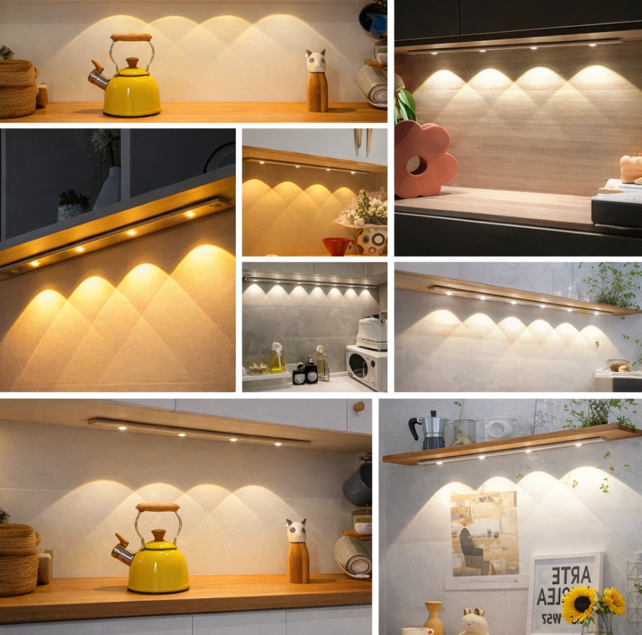LED-Wandleuchte mit Bewegungssensor, 20/40 cm | 3-Stufen dimmbar | Kabellos, akkubetrieben, 2 Monate Leuchtdauer 3