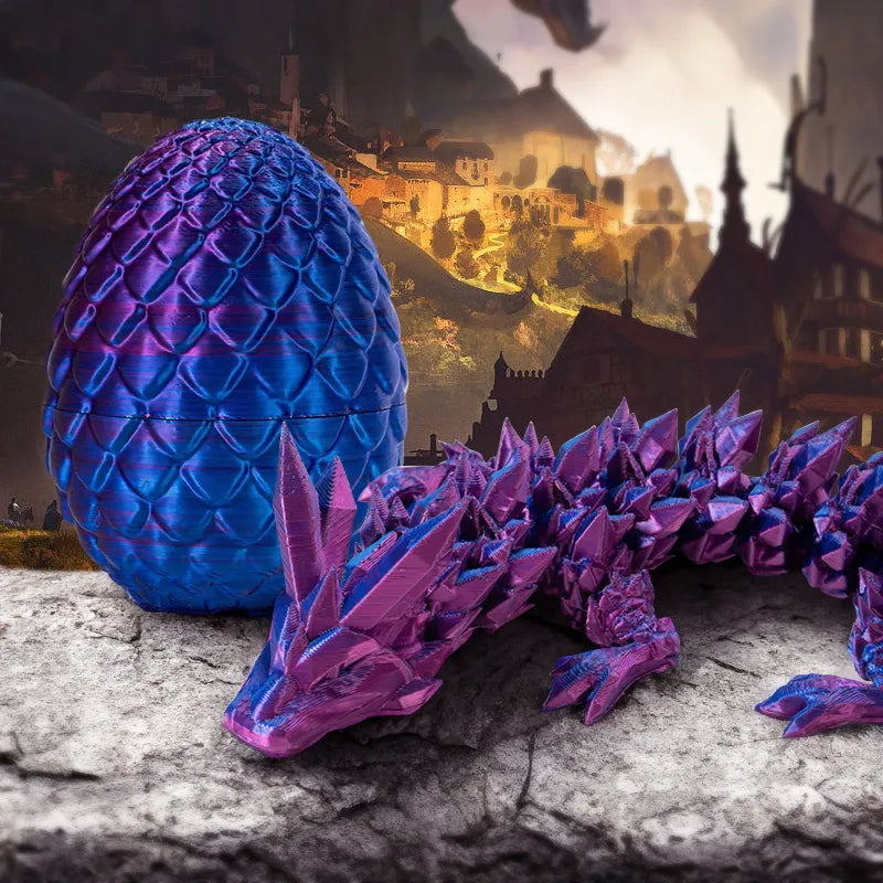 Dragy™ - 3D-gedruckter, gelenkiger Kristalldrache