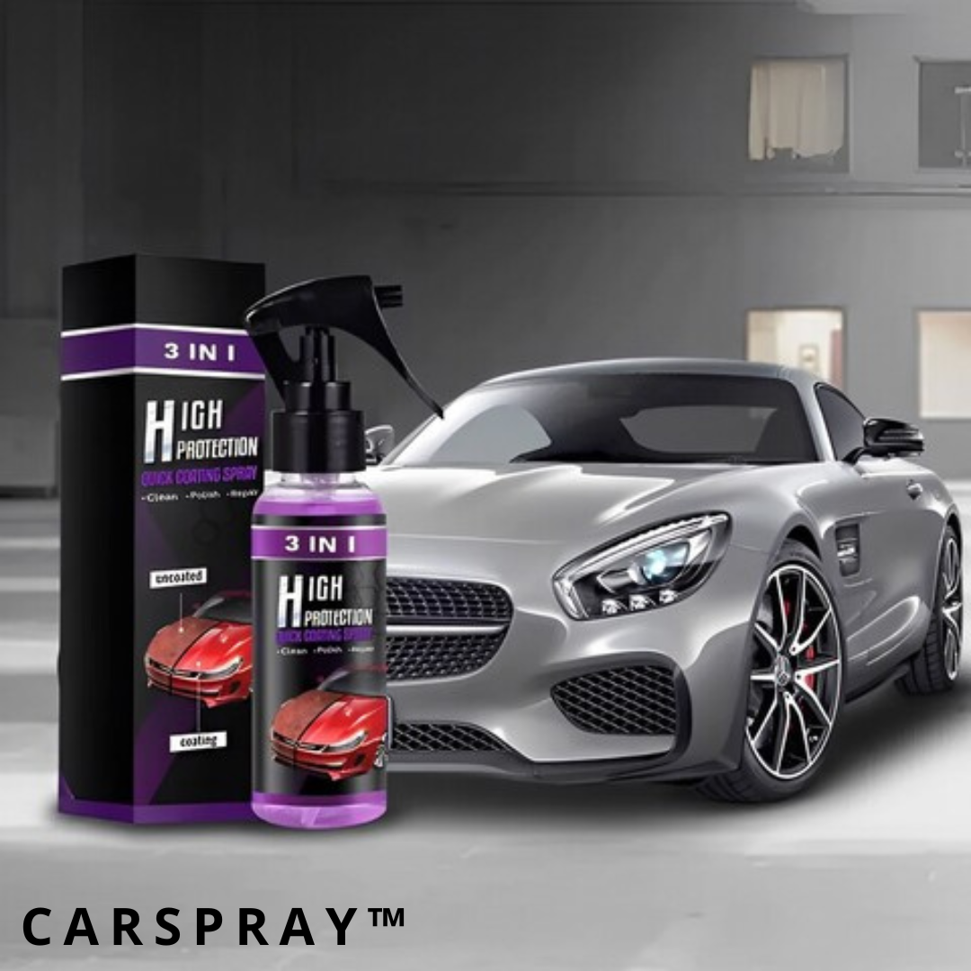 1+1 Gratis | 3-in-1 CarSpray™ - Reinigt, restauriert und schützt Ihr Auto!