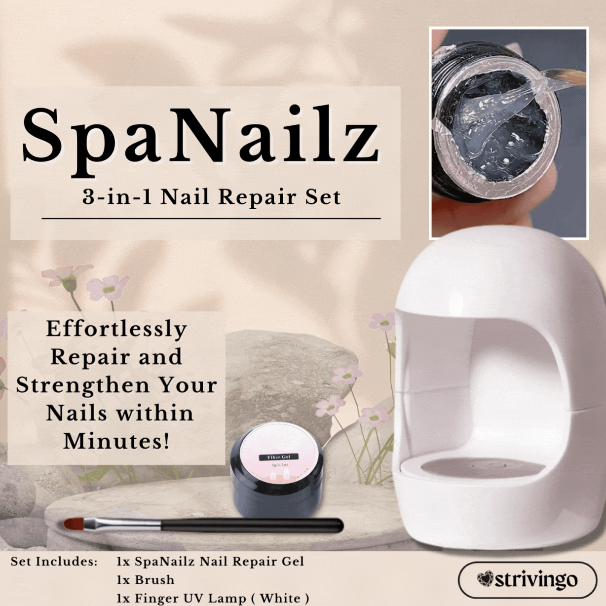 SpaNails™ – 3-in-1-Nagelreparaturset