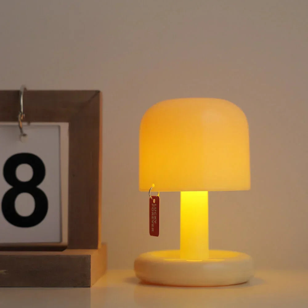 Sonnenuntergangslampe Mini, USB-wiederaufladbar, PC-Gehäuse | Warmes Dämmerlicht | 12 Std. Leuchtdauer, 2 Std. Ladezeit 7