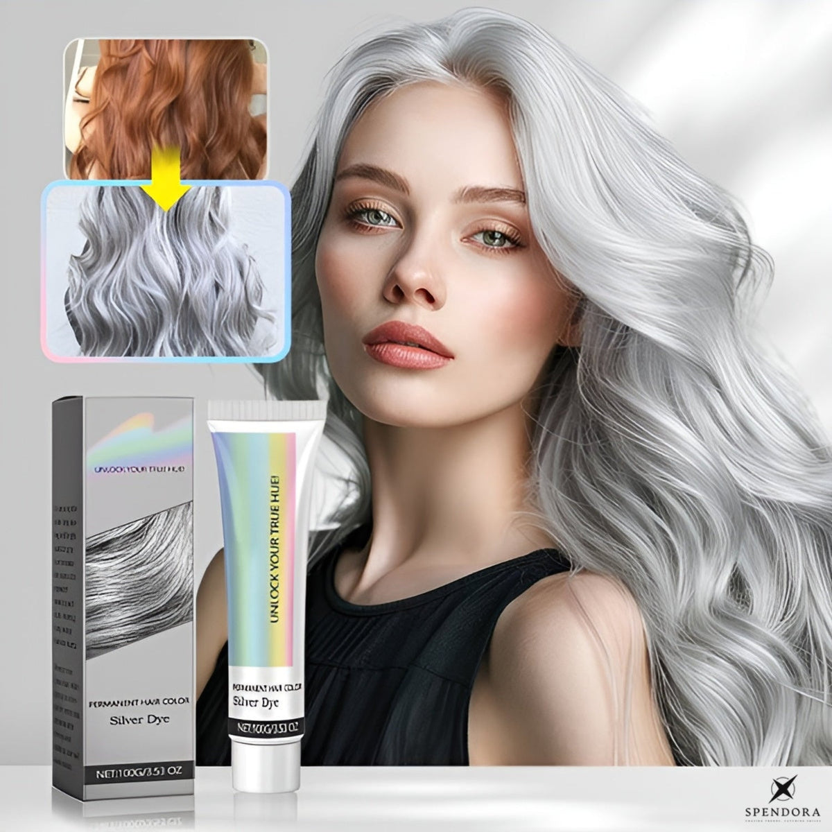 Haarfärbemittel Semi-Permanent für dunkles und weiches Haar | Mit Aloe Vera und Pflanzenextrakten | Pflegt und Schützt das Haar 1