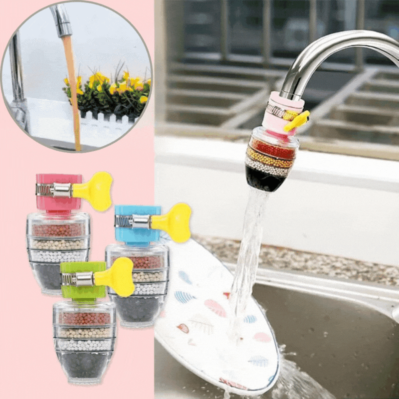 PureWater™ - Der ultimative 5-Schicht-Wasserfilter für Ihren Wasserhahn