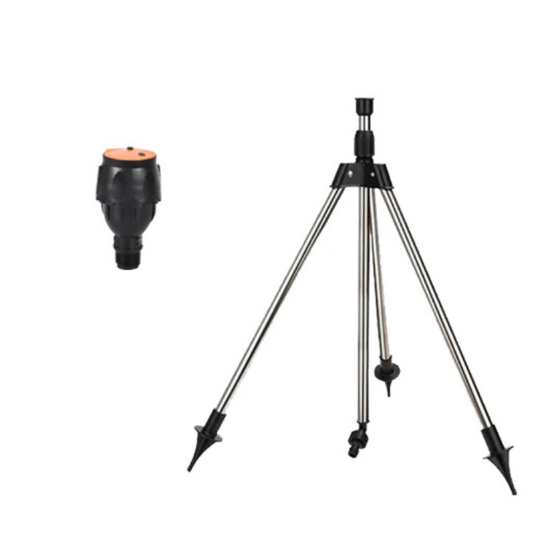 360-Grad-Gartensprinkler aus Metall & Kunststoff | Verstellbarer Sprühwinkel, Stativfuß | Für Rasen, Beete & Gärten 6