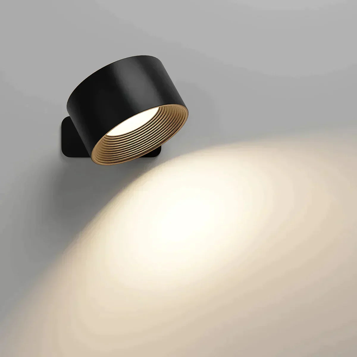 Wandleuchte kabellos & wiederaufladbar | 360° LED-Rundumlicht, 3 Farben | Wasserdicht, für Innen und Außen geeignet 1
