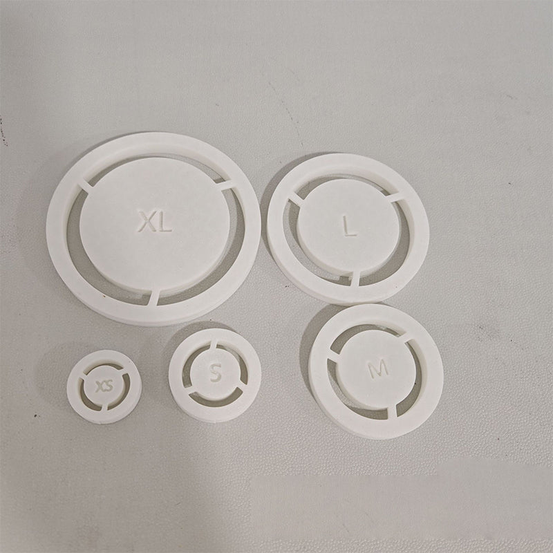 Zentrierwerkzeug für Keramik aus PLA | 5-teiliges Set mit 5 Fußringgrößen | Präzise Zentrierung für Ton in 3 Schritten 2