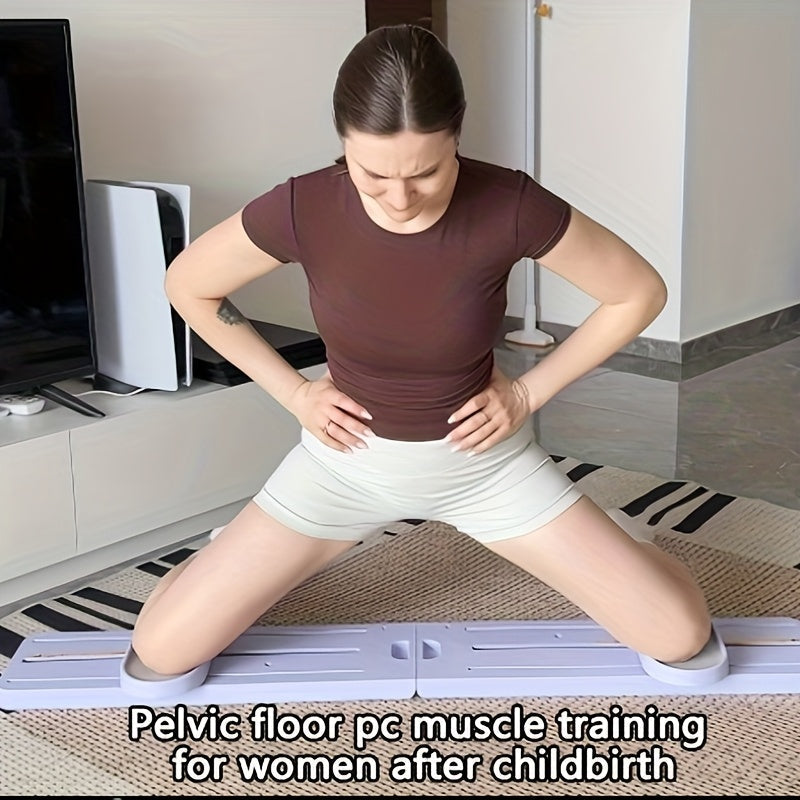 Pilates Board 2-in-1 für Beine und Beckenboden | Rutschfeste Fußstützen, Tragegriff | Kunststoff, kompakt und leicht 5