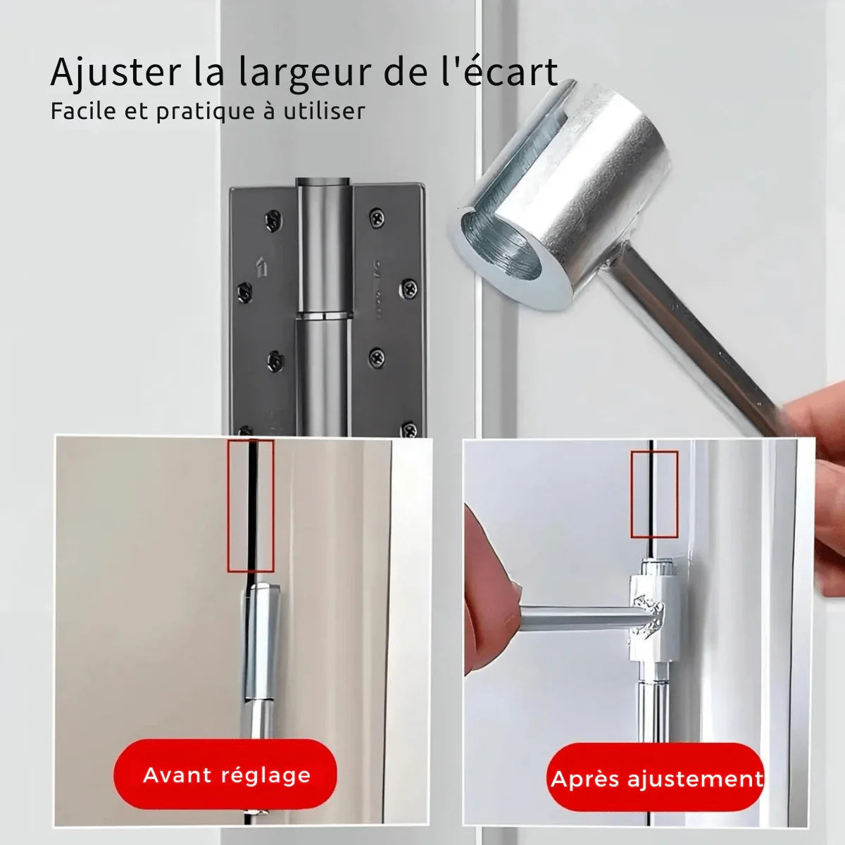 AlignPro™ – Outil de Réglage Universel pour Portes Mal Alignées - Rondor