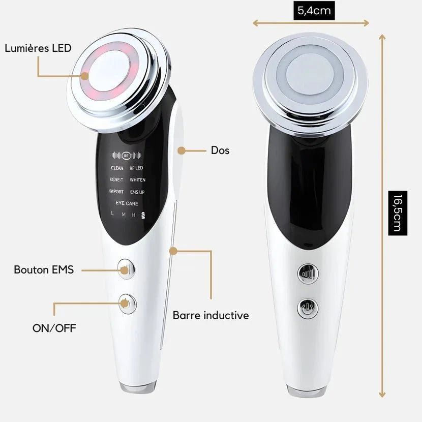 Appareil Anti Rides EMS RF Luminothérapie - Rondor