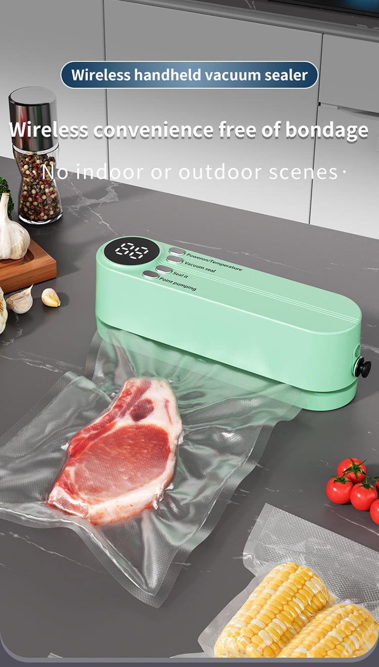 Kabelloses Mini-Vakuumiergerät Akkubetrieben für Sous-Vide 3