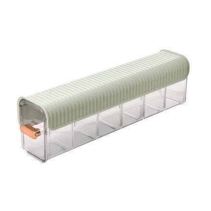 Ordnungsbox wandmontiert, PET/HIPS, 36 x 10,7 x 8,3 cm | In Weiß, Grün, Dunkelgrün | Selbstklebend, ordnet Socken & Unterwäsche 2