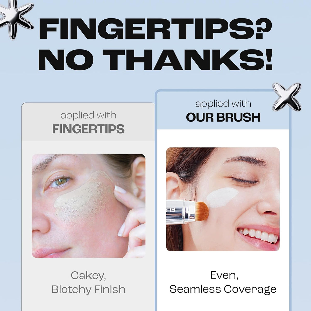 Farbanpassender Foundation Stick für Frauen | Mit Kollagen, Niacinamid & Adenosin | Ebenmäßiges Finish ohne Maskeneffekt 7