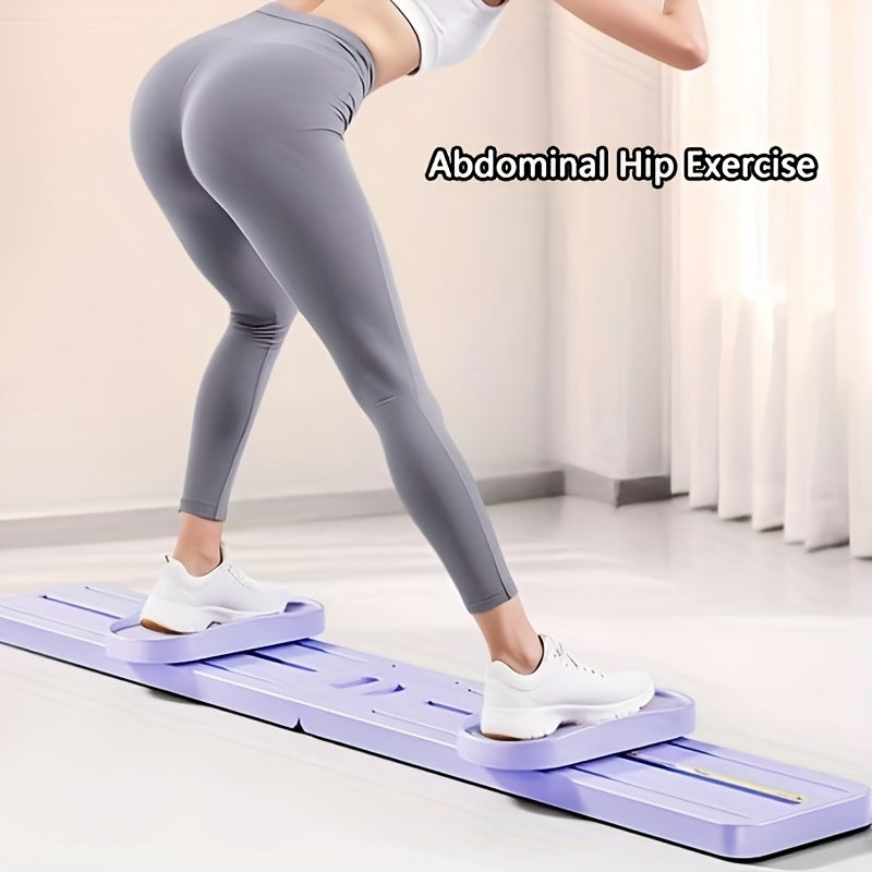 Pilates Board 2-in-1 für Beine und Beckenboden | Rutschfeste Fußstützen, Tragegriff | Kunststoff, kompakt und leicht 2