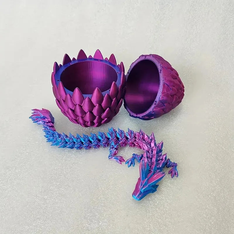 Dragy™ - 3D-gedruckter, gelenkiger Kristalldrache