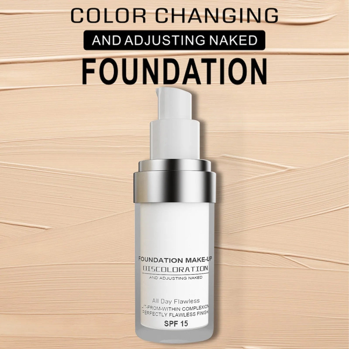 Adaptive Foundation 30 ml SPF15 Leichte Deckkraft Feuchtigkeit 6